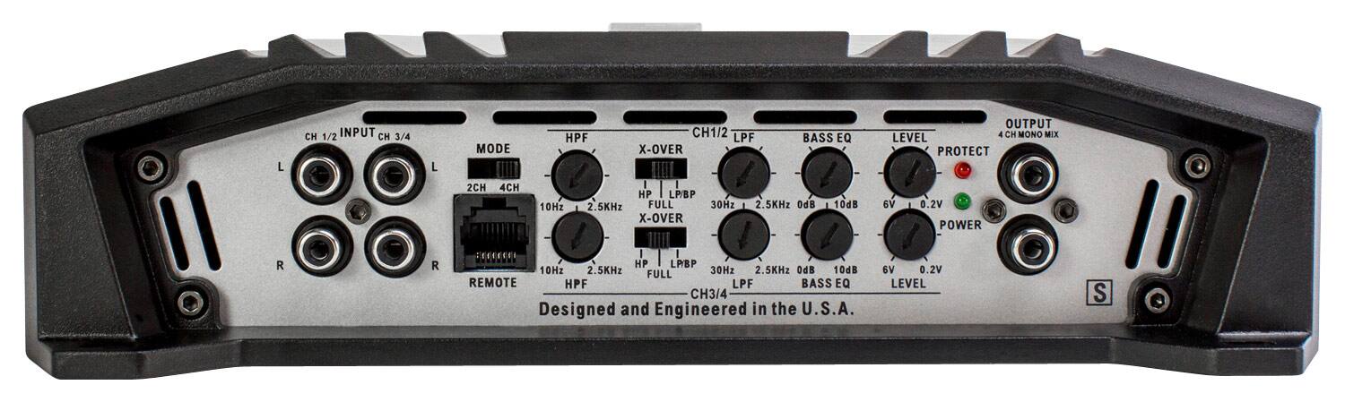 Hifonics - Brutus 1600W Class AB Bridgeable Multichannel MOSFET Amplifier - Silver/Black - Alternate View 12