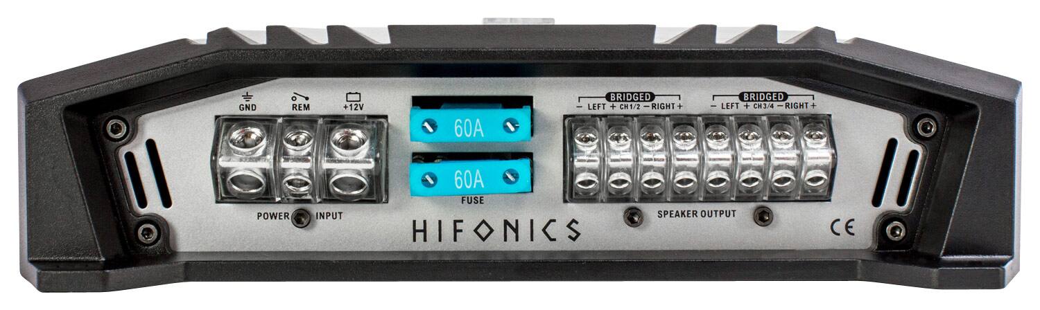 Hifonics - Brutus 1600W Class AB Bridgeable Multichannel MOSFET Amplifier - Silver/Black - Alternate View 13