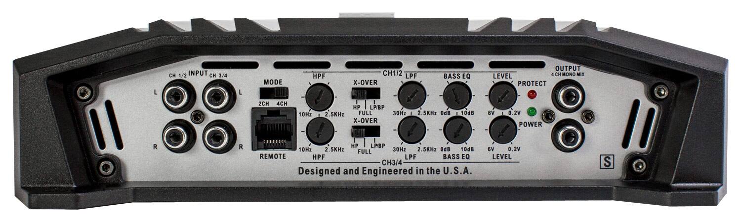 Hifonics - Brutus 640W Class AB Bridgeable Multichannel MOSFET Amplifier - Silver/Black - Alternate View 12