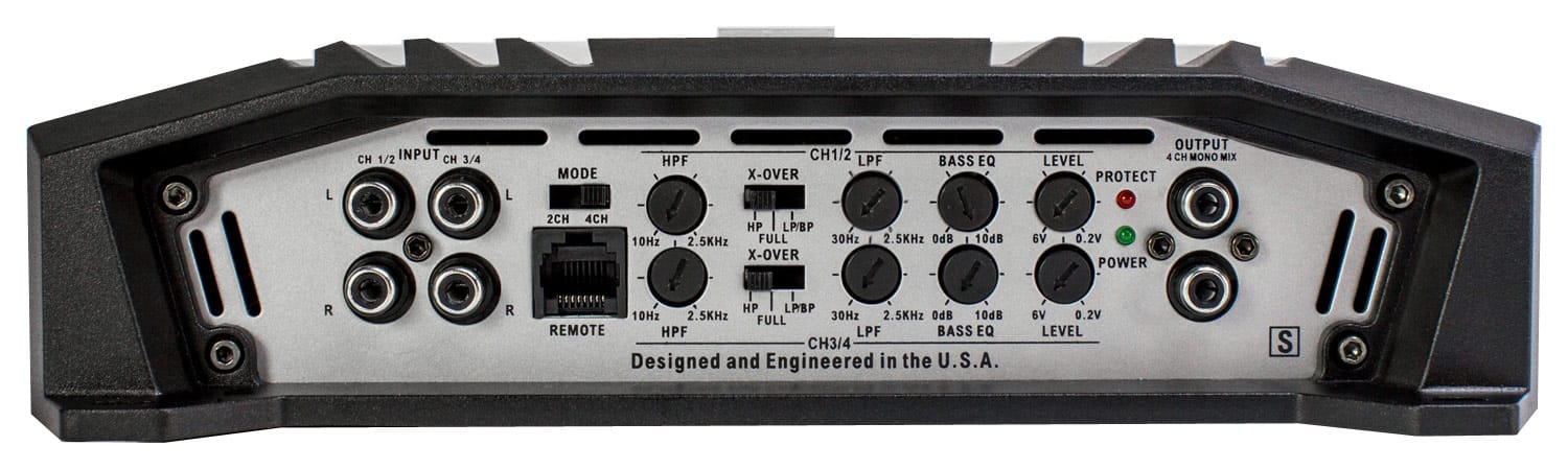 Hifonics - Brutus 640W Class AB Bridgeable Multichannel MOSFET Amplifier - Silver/Black - Alternate View 12