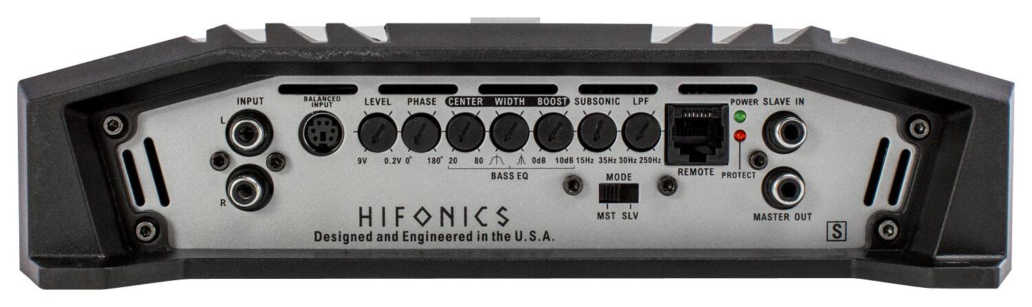 Hifonics - Brutus 3000W Class D Mono MOSFET Subwoofer Amplifier - Silver/Black - Alternate View 12