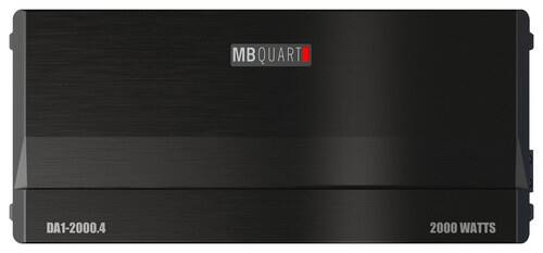MB Quart - Discus 2000W Class SQ (A/B) Bridgeable Multichannel Amplifier - Black - Larger Front