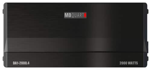 MB Quart - Discus 2000W Class SQ (A/B) Bridgeable Multichannel Amplifier - Black - Larger Front