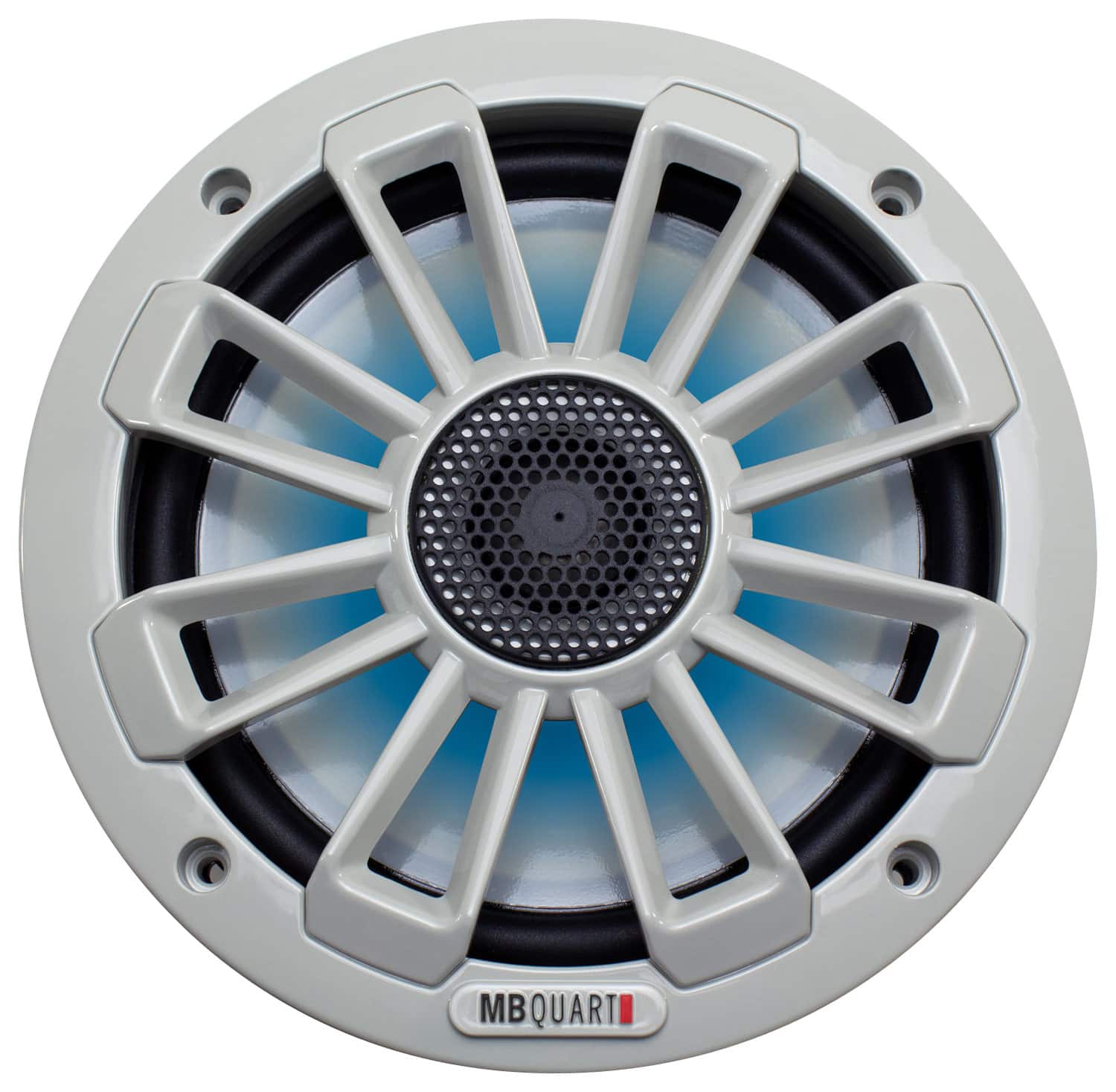 MB Quart - 6.5" 2-Way Marine Speaker with Polypropylene Cone (Each) - Gray - Larger Front