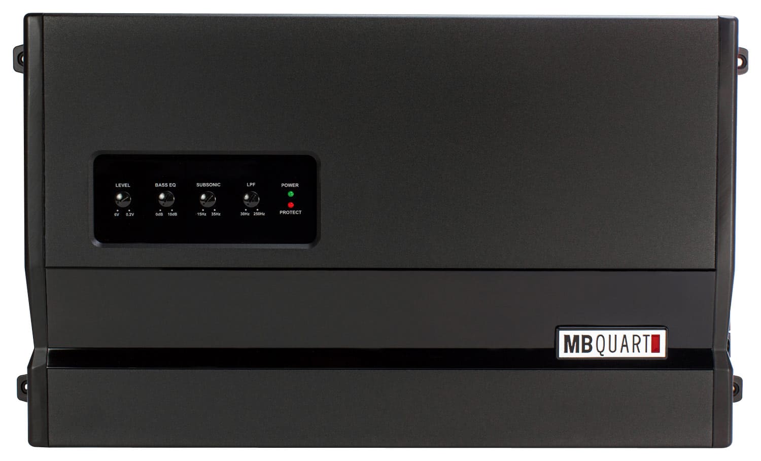 MB Quart - 1500W Class D Mono Amplifier - Black - Larger Front
