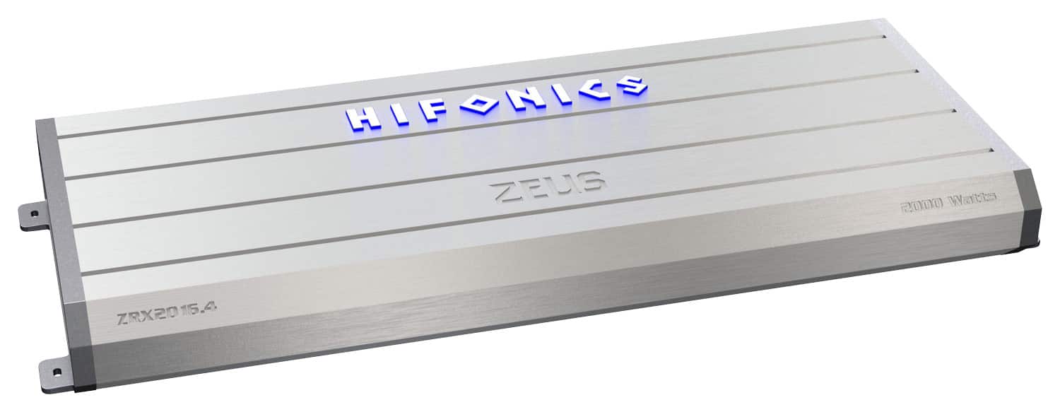 Hifonics - Zeus 2000W Class AB Bridgeable Multichannel MOSFET Amplifier - Silver - Larger Front