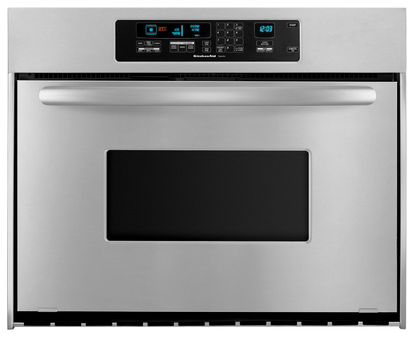 kitchen aid electric wall oven
