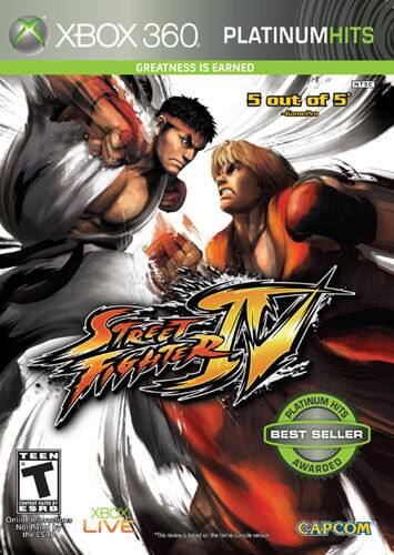Street Fighter IV Platinum Hits - Xbox 360 - Larger Front