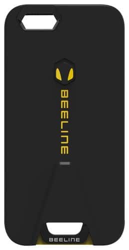 Beeline Cases - Case for Apple® iPhone® 6 Plus - Charcoal/Yellow - Larger Front
