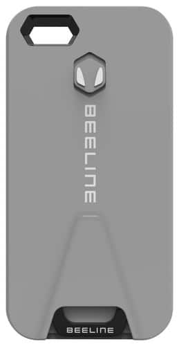 Beeline Cases - Case for Apple® iPhone® 5 and 5s - Gray - Larger Front
