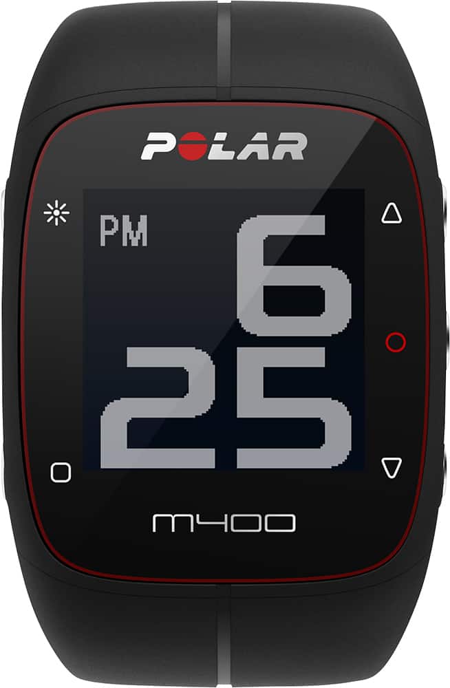 Polar - M400 GPS Watch with Heart Rate - Black - AlternateView1 Zoom