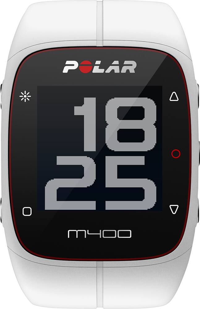 Polar - M400 GPS Watch with Heart Rate - White - AlternateView1 Zoom