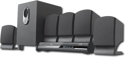 Coby - 300W 5.1-Channel Home Theater System with DVD Player - Angle