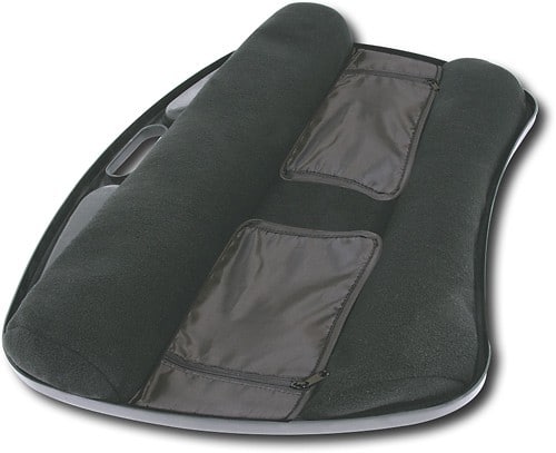 Creative Essentials - Deluxe Computer LapDesk - Black - Angle