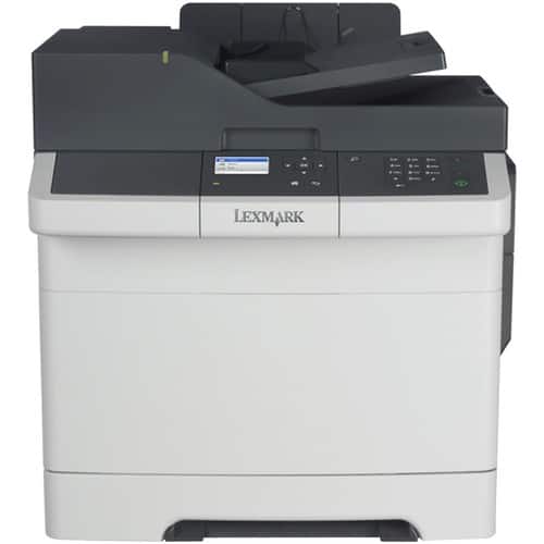 Lexmark - CX310N Color Printer - White/Black - Larger Front