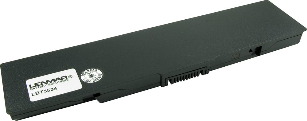 Lenmar - Lithium Ion Notebook Battery - Black - Front Zoom