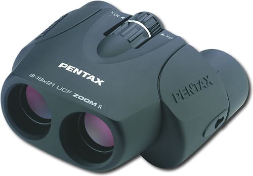 Pentax - UCF Zoom II Binoculars UCF Zoom II Binoculars - Black - Angle