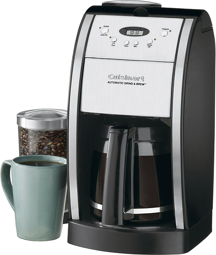 Conair Cuisinart Grind & Brew 12-Cup Coffee Maker burr grinder coffee maker,cuisinart coffee maker,dgb-900bc,cuisinart grind and brew