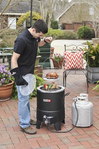 Char-Broil - Big Easy Infrared Turkey Fryer - Stainless-Steel/Black - Alternate View 12