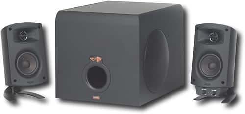 Klipsch - ProMedia 2.1 Speaker System (3-Piece) - Black $99