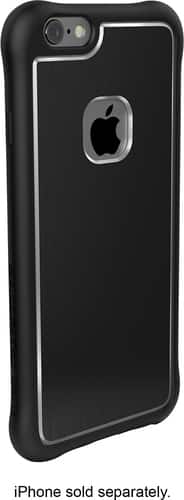 Ballistic - Tungsten Ultra Slim Case for Apple® iPhone® 6 and 6s - Black - Angle