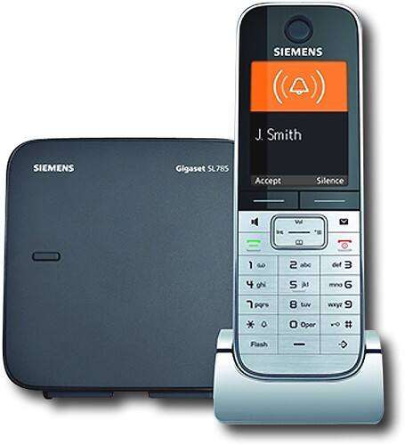 Siemens - Gigaset DECT 6.0 Expandable Cordless Phone System with Digital Answering System - Larger Front