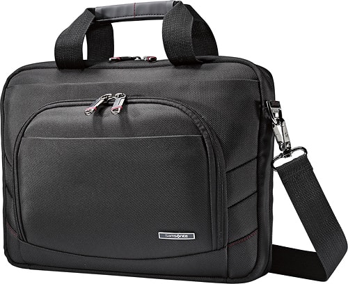 Samsonite - Xenon 2 Laptop Portfolio - Black - Larger Front