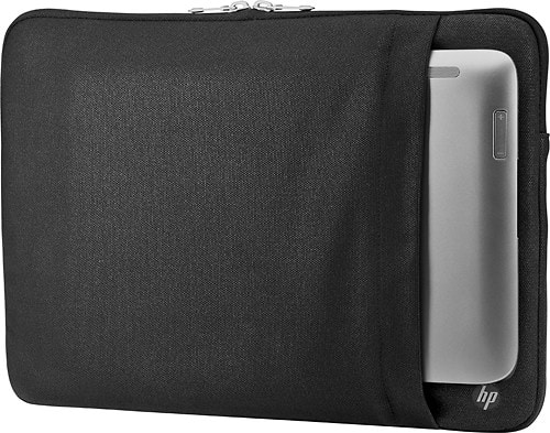 HP - Premium Laptop Sleeve - Modern Silver - Angle
