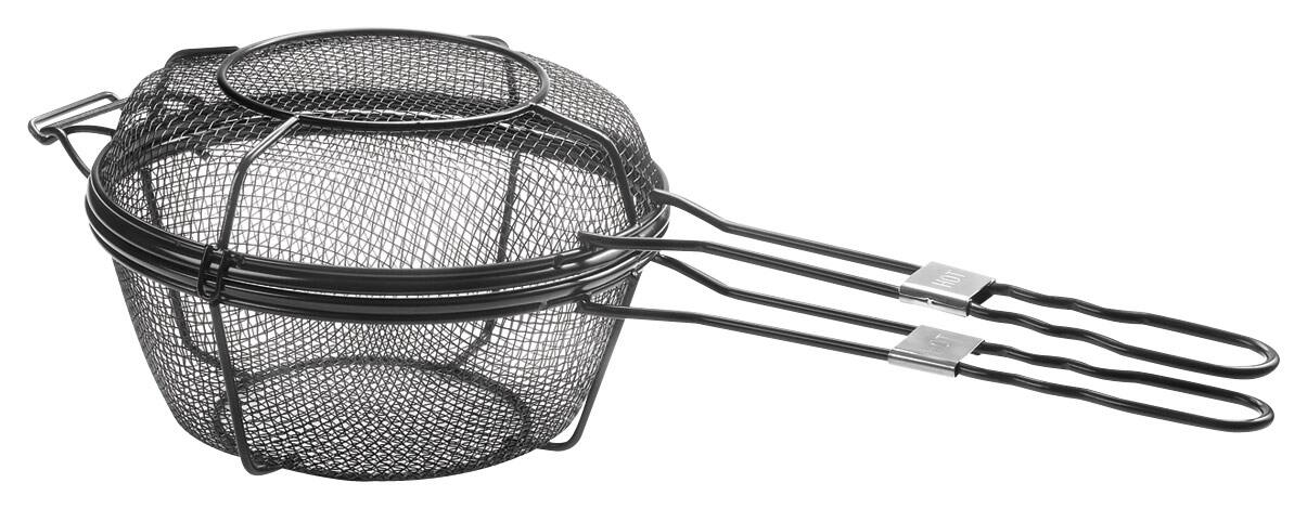 Outset - Grill Basket and Skillet - Black - Larger Front