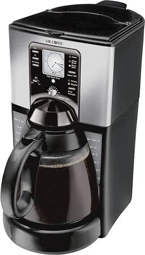Mr. Coffee - 12-Cup Coffeemaker - Black - Alternate View 1
