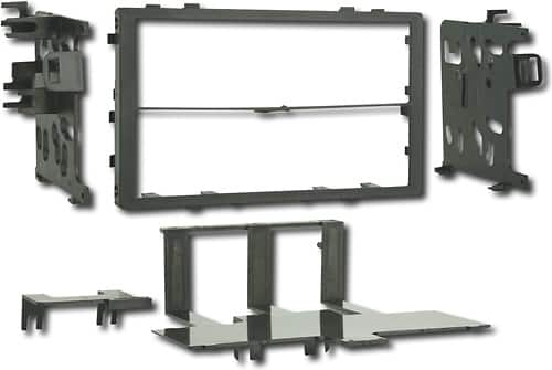 Metra - Double DIN Installation Kit for 1990 - 2004 Honda and Acura Vehicles - Black - Angle