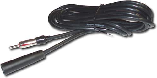 Metra - Universal Antenna Extension Cable - Black - Angle