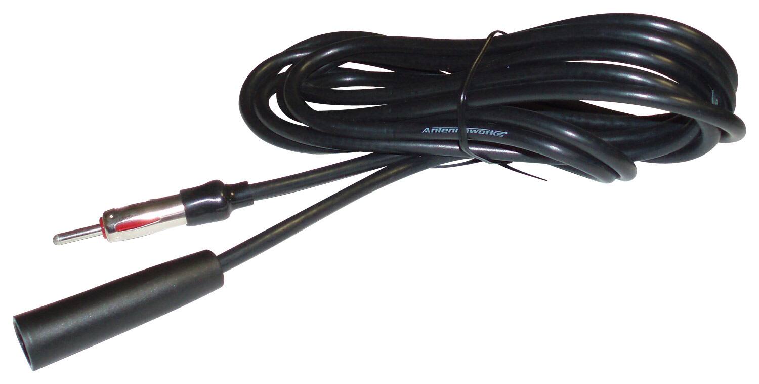 Metra - Universal Antenna Extension Cable - Black - Larger Front