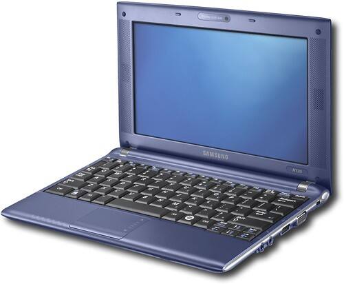 Best Buy Samsung Netbook With Intel Atom Processor Blue N Gn