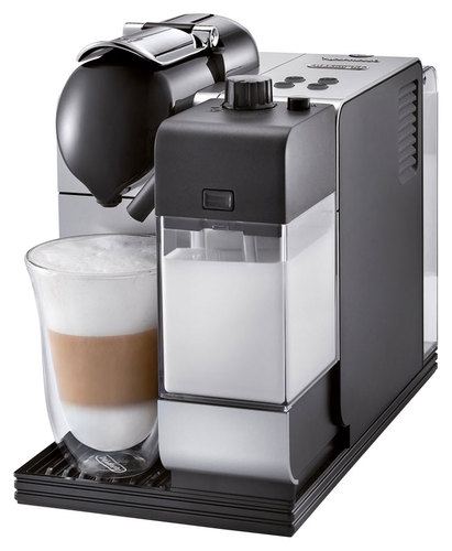 DeLonghi EN520 Nespresso Lattissima Plus Espresso Maker (Silver)