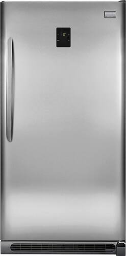 Frigidaire - Gallery 20.5 Cu. Ft. Frost-Free 2-in-1 Upright Freezer or Refrigerator - Stainless Steel - Larger Front