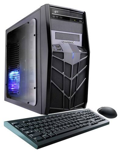CybertronPC - Assault-A46 Desktop - AMD A4-Series - 4GB Memory - 500GB Hard Drive - Black - Larger Front