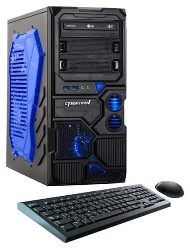 CybertronPC - Borg-DS9 Desktop - AMD FX-Series - 8GB Memory - 1TB Hard Drive - Black/Blue - Larger Front