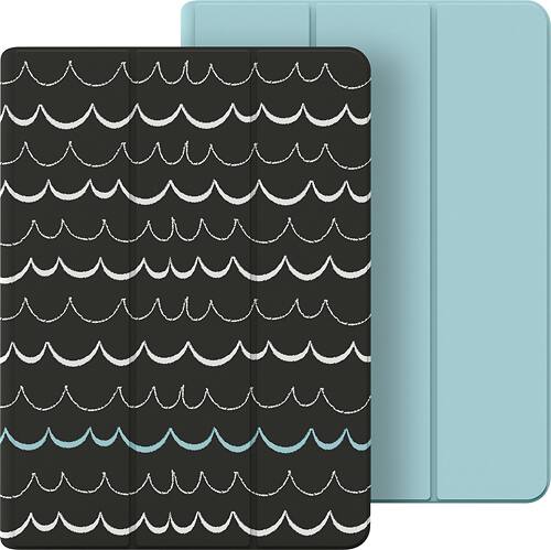 Belkin - Reversible Cover for Apple® iPad® Air 2 - Black/Baby Blue - Larger Front