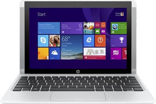 HP - Pavilion x2 - 10.1" - Intel Atom - 64GB - With Keyboard - Blizzard White - Larger Front