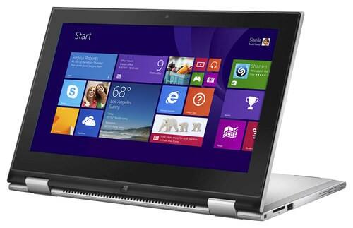 Dell - Inspiron 11.6" Touch-Screen Laptop - Intel Celeron - 4GB Memory - 500GB Hard Drive - Silver - Larger Front