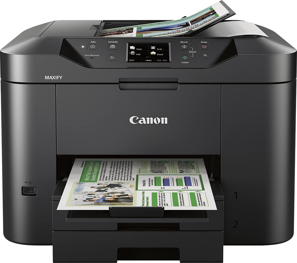 Canon - MAXIFY MB2320 Wireless All-In-One Printer - Black - Front Zoom