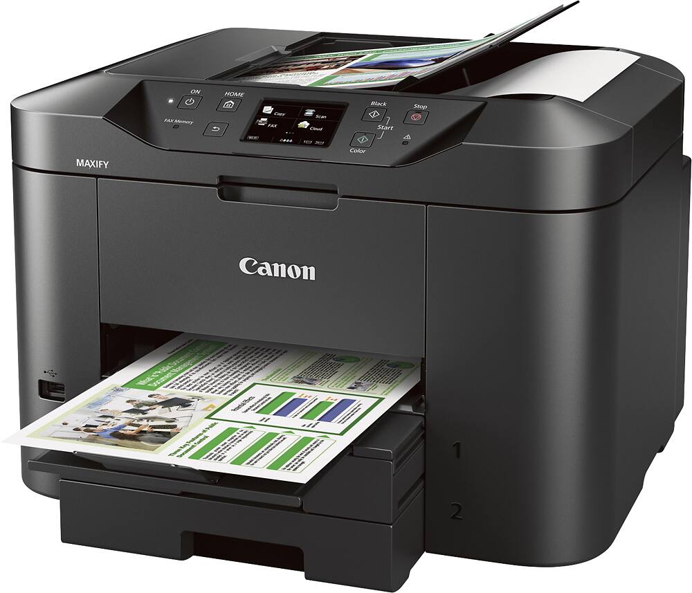 Canon - MAXIFY MB2320 Wireless All-In-One Printer - Black - AlternateView14 Zoom
