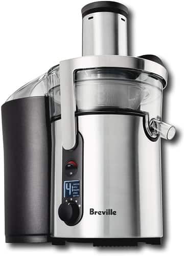 Breville - ikon 5-Speed Smart Juicer - Stainless-Steel - Angle