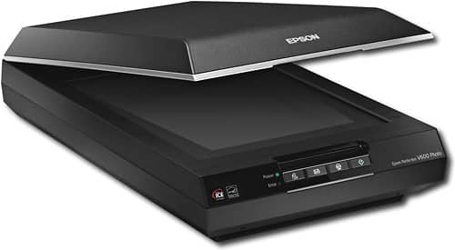 Epson - V600 Perfection Flatbed Scanner - Black - Angle