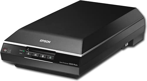 Epson - V600 Perfection Flatbed Scanner - Black - Left