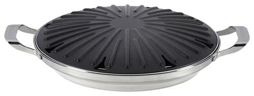 Circulon - 12" Round Stovetop Grill - Gray - Angle