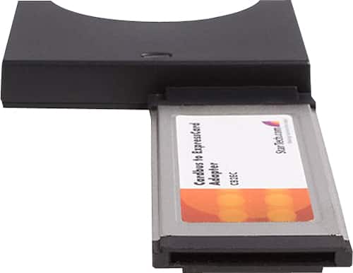 StarTech - ExpressCard-to-CardBus Laptop Adapter PC Card - Black - Larger Front
