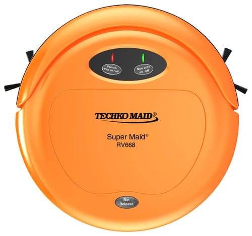 Customer Reviews Techko Maid Super Maid Robotic Vacuum Orange RV668