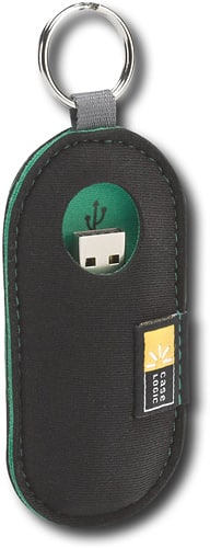 Case Logic - USB Flash Drive Case - Black - Larger Front